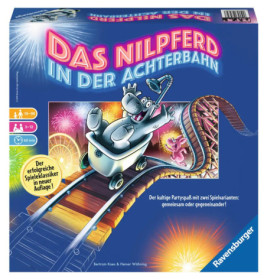 Ravenburger 26772 Das Nilpferd in der Achterbahn Gesellschaftsspiele