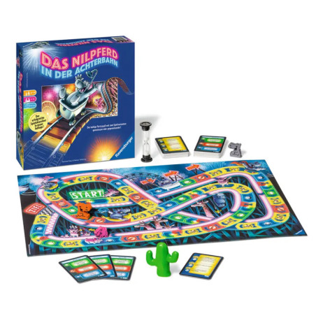 Ravenburger 26772 Das Nilpferd in der Achterbahn Gesellschaftsspiele