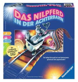 Ravenburger 26772 Das Nilpferd in der Achterbahn Gesellschaftsspiele