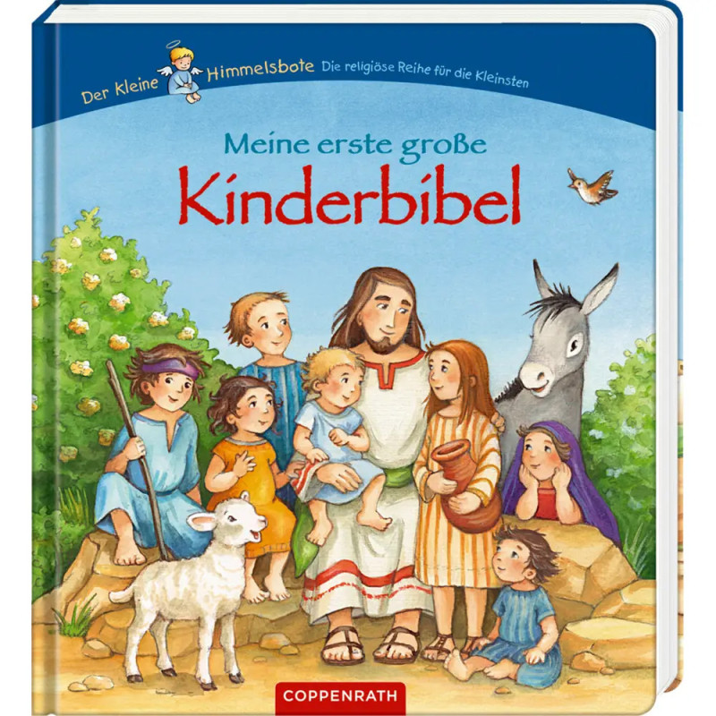 Der kleine Himmelsbote - Meine erste große Kinderbibel, Pappbilderbuch, 25 Geschichten, 46 Seiten, ab 3 Jahren