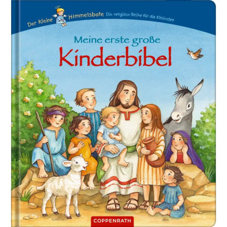 Der kleine Himmelsbote - Meine erste große Kinderbibel, Pappbilderbuch, 25 Geschichten, 46 Seiten, ab 3 Jahren