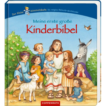 Der kleine Himmelsbote - Meine erste große Kinderbibel, Pappbilderbuch, 25 Geschichten, 46 Seiten, ab 3 Jahren