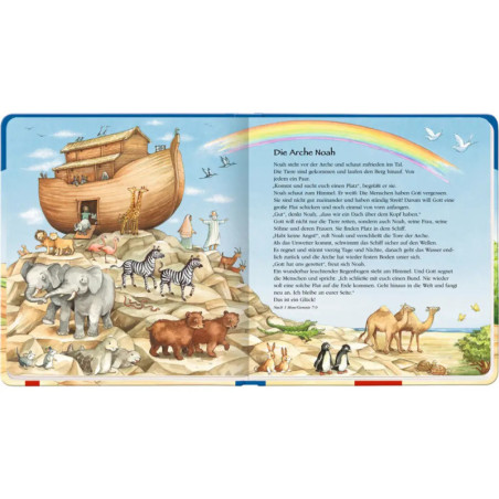 Der kleine Himmelsbote - Meine erste große Kinderbibel, Pappbilderbuch, 25 Geschichten, 46 Seiten, ab 3 Jahren