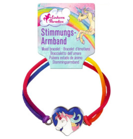 Stimmungsarmband Einhorn-Paradies, sortiert (1 Stück) (one size)