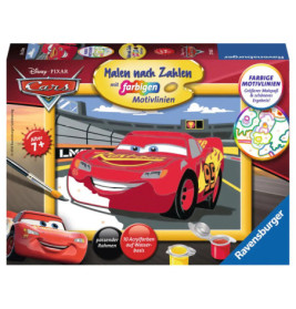 Ravenburger 27843 Malen nach Zahlen Lightning McQueen Malen nach Zahlen Sonderserie E