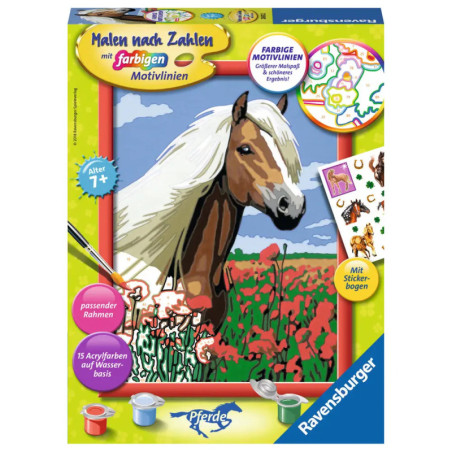 Ravenburger 28652 Malen nach Zahlen Haflinger Malen nach Zahlen Serie Pferd