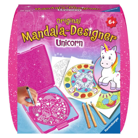 Ravensburger 29704 Mandala Designer Mini Unicorn MD Mini