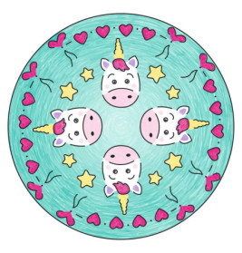 Ravensburger 29704 Mandala Designer Mini Unicorn MD Mini