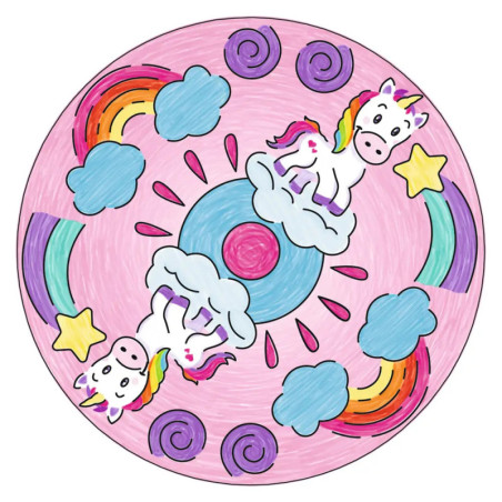 Ravensburger 29704 Mandala Designer Mini Unicorn MD Mini