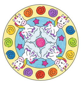 Ravensburger 29704 Mandala Designer Mini Unicorn MD Mini
