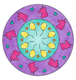Ravensburger 29704 Mandala Designer Mini Unicorn MD Mini