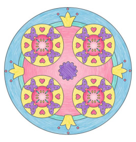Ravenburger 29703 Mandala Designer Unicorn MD Midi