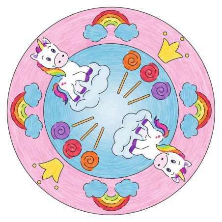 Ravenburger 29703 Mandala Designer Unicorn MD Midi Ravenburger 29703 Mandala Designer Unicorn MD Midi