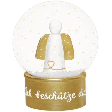 Glitzerkugel Schutzengel - Ich beschütze dich