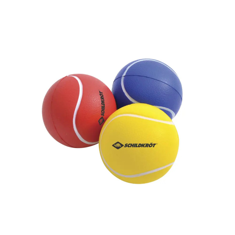 Schildkröt Funsports - Softbälle, 3 Stück Meshbag, (rot, gelb, blau)