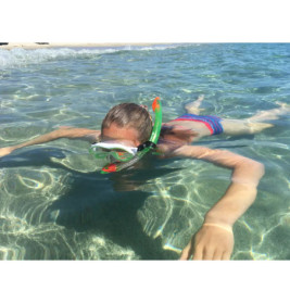 Schildkröt Funsports - Schnorchel Set BERMUDA Junior L/XL (3-teilig, im Meshbag)