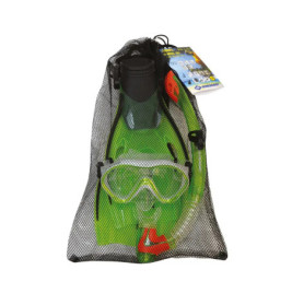 Schildkröt Funsports - Schnorchel Set BERMUDA Junior L/XL (3-teilig, im Meshbag)