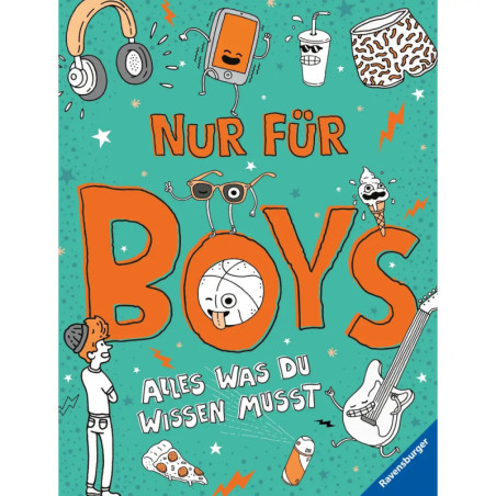 Ravenburger 55455 Nur für Boys - Alles was du wissen musst Kindersachbuch