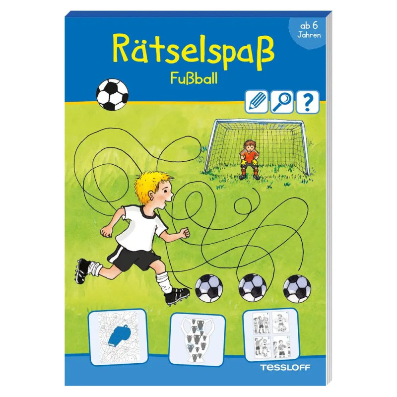 Rätselspaß Fußball. Ab 6 Jahren