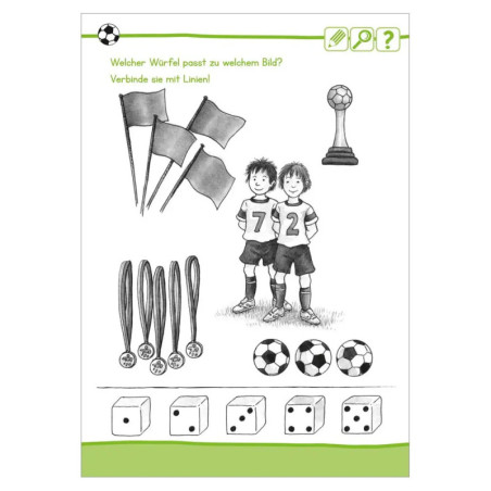 Rätselspaß Fußball. Ab 6 Jahren