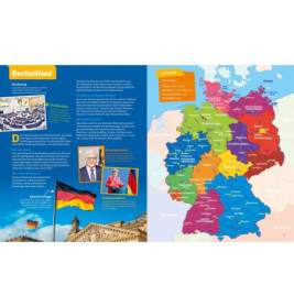 WAS IST WAS Stickeratlas Bundesländer Deutschland