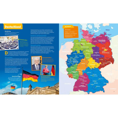 WAS IST WAS Stickeratlas Bundesländer Deutschland