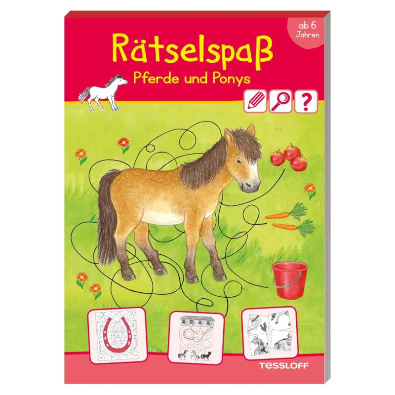 Rätselspaß Pferde & Ponys. Ab 6 Jahren