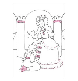 Glitzerzauber-Malblock. Prinzessinnen