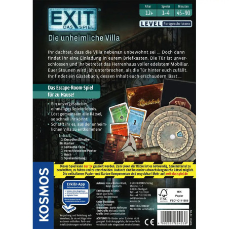 Kosmos EXIT - Die unheimliche Villa
