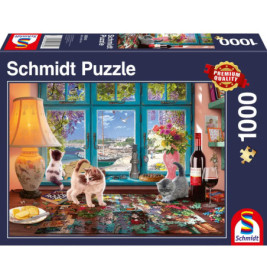 Schmidt Spiele Puzzle Am Puzzletisch, 1000 Teile