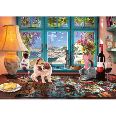 Schmidt Spiele Puzzle Am Puzzletisch, 1000 Teile