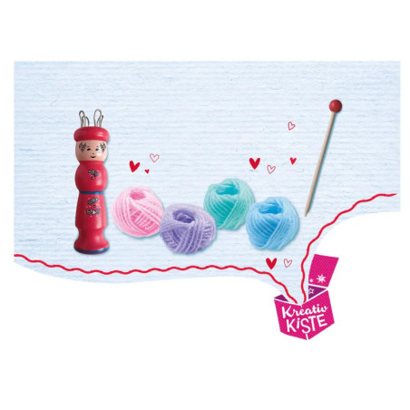 Schmidt Spiele Bring-mich-mit Strickliesel Metalldose