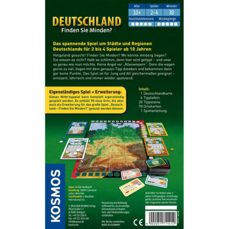 Kosmos Deutschland - Finden Sie Minden? (Mitbringspiel)