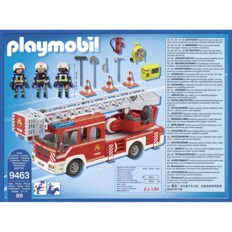 PLAYMOBIL 9463 Feuerwehr-Leiterfahrzeug