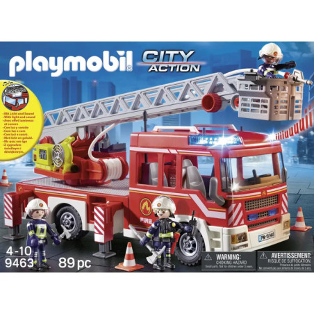 PLAYMOBIL 9463 Feuerwehr-Leiterfahrzeug