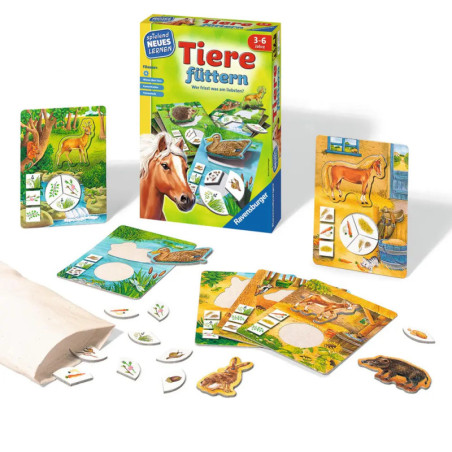 Ravenburger 25034 Tiere füttern Spielen und Lernen