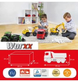 LENA® Worxx Muldenkipper Arocs, Schaukarton