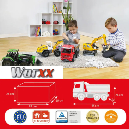 LENA® Worxx Muldenkipper Arocs, Schaukarton