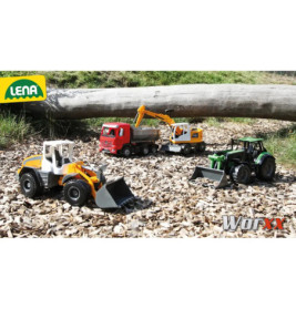 LENA® Worxx Muldenkipper Arocs, Schaukarton
