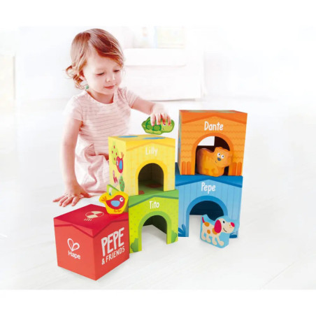 Hape Pepe & Friends Stapelturm