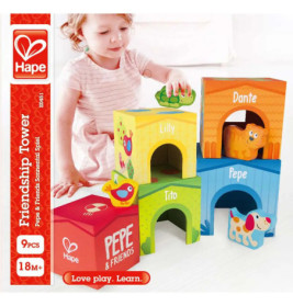 Hape Pepe & Friends Stapelturm