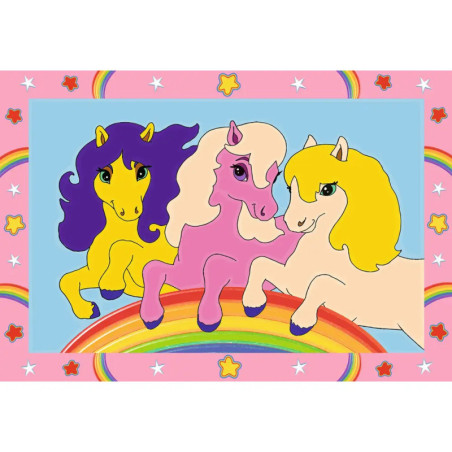 Ravensburger 27773 Malen nach Zahlen Süße Ponys Malen nach Zahlen Junior