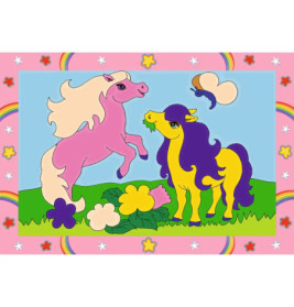 Ravensburger 27773 Malen nach Zahlen Süße Ponys Malen nach Zahlen Junior