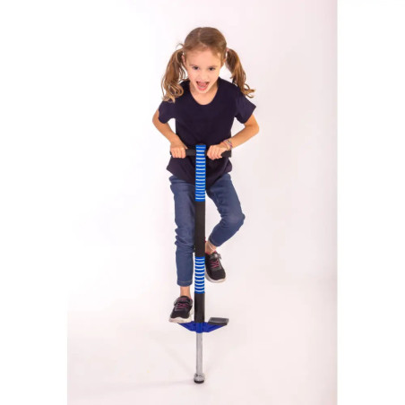 New Sports Pogo Stick, blau schwarz, Höhe 95 cm