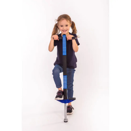 New Sports Pogo Stick, blau schwarz, Höhe 95 cm