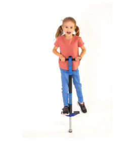 New Sports Pogo Stick, blau schwarz, Höhe 95 cm
