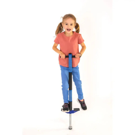 New Sports Pogo Stick, blau schwarz, Höhe 95 cm