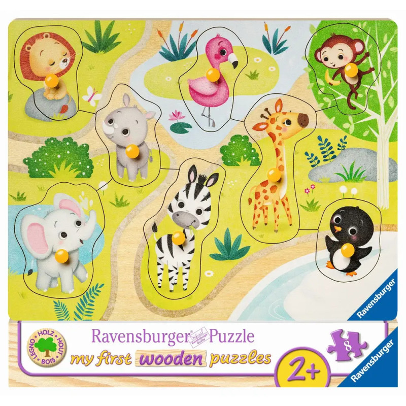 Ravensburger 36875 Puzzle: Unterwegs im Zoo 10 Teile Ravensburger 36875 Puzzle: Unterwegs im Zoo 10 Teile