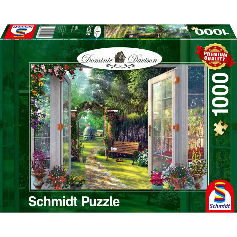 Schmidt Spiele Puzzle Blick in den verwunschenen Garten 1000 Teile