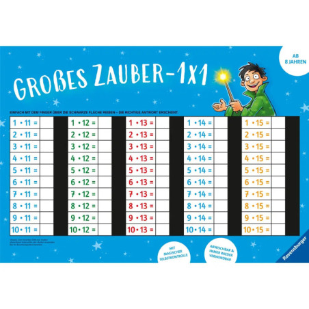 Ravenburger 41585 Zaubertafel: Großes Zauber-1x1 Lernen